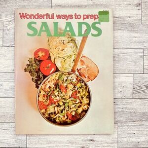 Wonderful Ways to Prepare Salads 1978 Softcover‎ Recipe Cookbook Jo Ann Shirley